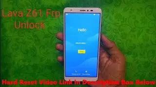 Lava Z61 Frp Bypass Without PC | Oreo 8.1 Latest 2019