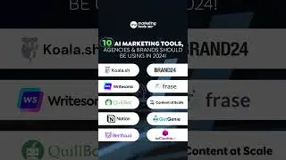 10 AI Marketing Tools agencies & brands should be using in 2024!