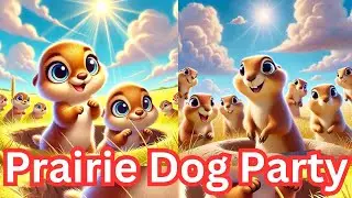 Prairie Dog Party: An Adorable Kids Song & Rhyme Adventure! 🥳🎶