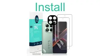 Xiaomi Poco X7 5G Tempered glass Ibywind Protector & Easy Install Kit & Camera Lens Protector