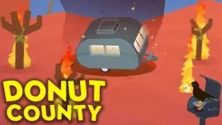 Destroying Literally Everything in Donut County | PC Gameplay w/Kat