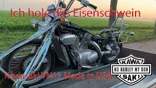 Ich hole das Eisenschwein ab | Kawasaki VN15 | erste Eindrücke