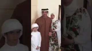 الشيخ منصور بن زايد آل نهيان خلال تعزيته والدة شهيد الوطن محمد البستكي 