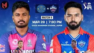 Rajasthan Royals vs Delhi Capitals 9th Match Prediction | Vanue, Analysis, RR vs DC | Pitch Report.