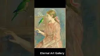 Turn Your Screen Into Art 🦜 | The Artist&rsquo;s Daughter with a Parakeet | #Shorts