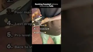 Ranking Funniest IPhone Unboxing Fails😂❤️ #ranking #tiktok #moments #funnymoment #iphone