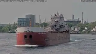 CSL Laurentien & Chef Catherine, passing Port Huron on May 30th, 2025