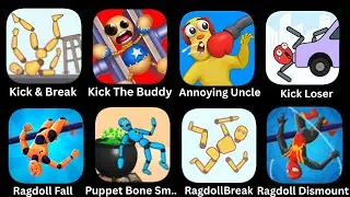 Ragdoll Break,Kick the Buddy,Annoying Uncle Punch,Kick Loser,Ragdoll Dummy,Smash Puppet,Ragdoll Game