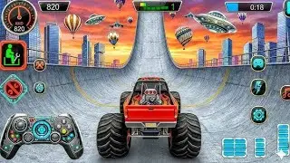 Monster Truck 🔥🔥Stunt Racing - Extreme 🚗💯Car Game || Android Gameplay 