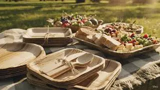 Bring Nature to Your Table &mdash; Palm Leaf Dinnerware by MaLurra 🍽️