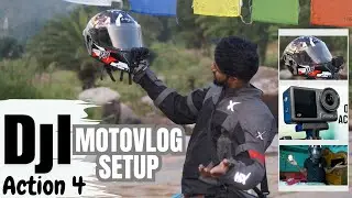 DJI Osom Action 4 Camera Riview 💥Best Motovlog Setup 2025, #sgillmotovlog #unboxing