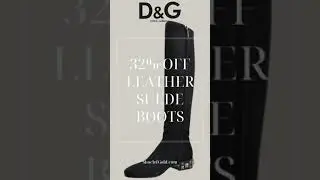 Dolce & Gabbana New Boots Sale On Shoclef Gold!