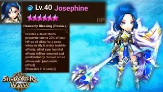 The Control Power Of Josephine (Water Paladin) - Summoners War