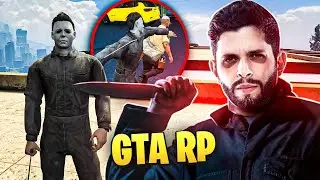 VIREI O MICHAEL MYERS E ASSUSTEI GERAL NO GTA RP!!