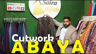 Abaya kaftan Style || Butterfly Design | White Pearl | Stylish Dubai Burqa || Mubarak Burka
