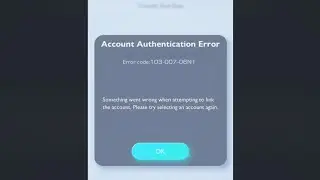 [Fix] Pok&eacute;mon Trading Card Game Pocket Error 103-007-06N1