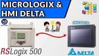🔵✅COMUNICAR HMI DELTA & PLC MICROLOGIX VIA DF1-FULL DUPLEX