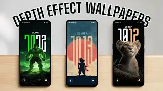 Depth Effect Wallpaper Android 🔥 Lockscreen & Homescreen Customization for Any Android Phone 
