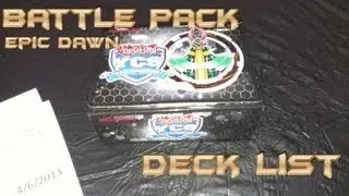 Yugioh YCS San Diego Battle Pack Deck List