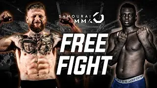 KO Of The Year ! Strahinja Gavrilovic vs Jonathan Bosuku | FREE FIGHT | Samourai MMA Chapter 3
