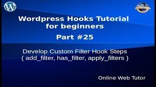 Wordpress Hooks Tutorial for beginners from scratch #25 Custom Filter Hook in wordpress