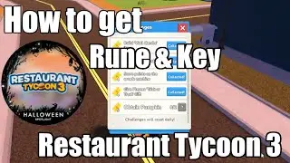How to get the Rune & Key in Restaurant Tycoon 3 | Halloween Spotlight | 5 Daily Quests