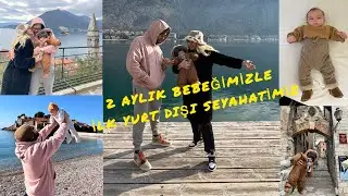 BEBEKLE SEYAHAT İLK ÜLKESİ👶🏼 2 AYLIK BEBEĞİMİZLE KARADAĞ🇲🇪 DÜNYANIN EN KÜÇÜK GEZGİNİ🙃