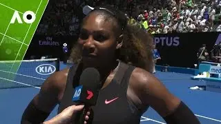 Serena Williams on court interview (4R) | Australian Open 2017