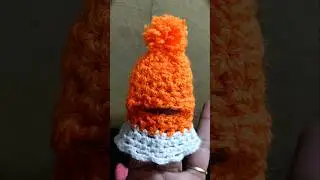 Woolen monkey cap design #viral #crochet #ytshorts #diy #winter#laddugopalposhak #shorts