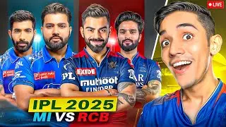 BUMRAH is Back😍| RCB vs MI IPL 2025🔥| Cricket Cardio LIVE