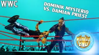 Damian Priest vs. Dominik Mysterio Worlds End Action Figure Match