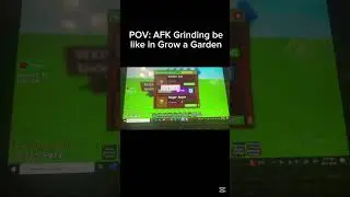 Afk grinding be like #growagarden #roblox