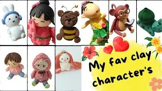 Home made clay toys 🥰 / Cute clay keychains / desktop toys / fridge magnets / Diy clay ideas #clay 