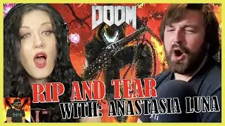 HER FIRST TIME HEARING!!! | Mick Gordon - RIP & TEAR!!! -  With Anastasia Luna | REACTION
