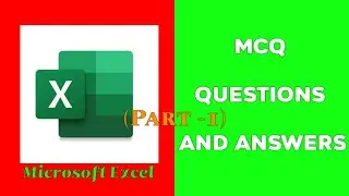 Collection Of Most Important MS Excel MCQ Question And Answers (part-1)//MS Office MCQ #mcqcom# gk
