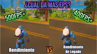 Fortnite : Modo Rendimiento VS Rendimiento de Legado , &iquest;Cual da mas FPS?