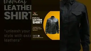 Women Leather Shirt #fashion #originalleatherjackets #excelleathers #leatherjacket #fashionstyle