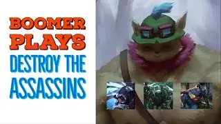 Teemo VS 3 AD Assassins (CALMING) - League of Legends - TANKMO