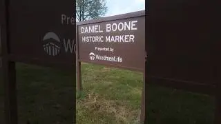 We Found The Daniel Boone Marker! #history #traveling #1kcreator #danielboone