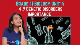 Grade 11 Biology Unit 4: 4.9 Genetic disorders | Saquama