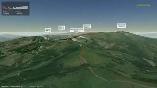 Barania G&oacute;ra - Schronisko PTTK Skrzyczne ∆ hiking trails ∆ 3d-trail.com/poland/