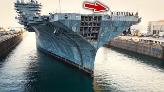 Inside the Giant Warship Factory: How Massive Battleships Are Built