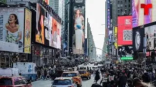 Times Square New Year's Eve ball drop test | Telemundo English