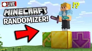 🔴 Minecraft But It's Completely RANDOMIZED!! | LIVE