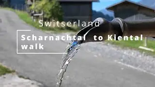 Scharnachtal to Kiental walk, Bernese Oberland, Switserland.