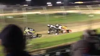 Jamie Veal wins heat from the back