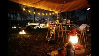 鉄骨テントでモンキーズキャンプ　monkeyscamp　2018年11月 TRYINGTOPICNIC