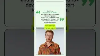 Why Play is changing page size from 4 KB to 16 KB