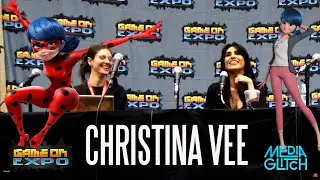 Cristina Vee - Marinette Dupain-cheng ladybug panel game on expo 2023