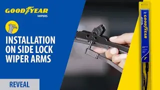 Установка дворников Goodyear Reveal Conventional | Рычаги стеклоочистителя с боковым фиксатором |...